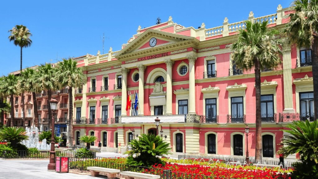 Murcia City Hall where residents can register on the padrón (empadronamiento) in Spain.